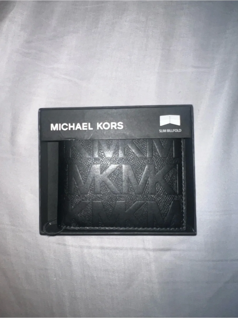 Black Monogram Michael Kors wallet
